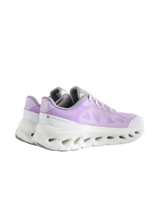 On Shoes Purple Round-Toe Sneakers
