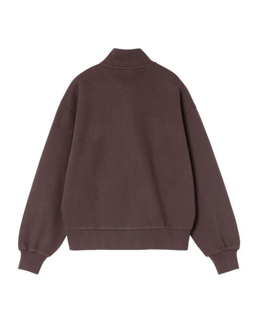 Carhartt Purple Casey High Neck Sweatshirt
