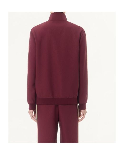 Valentino Purple Nylon Sweatshirt With Vgold for men