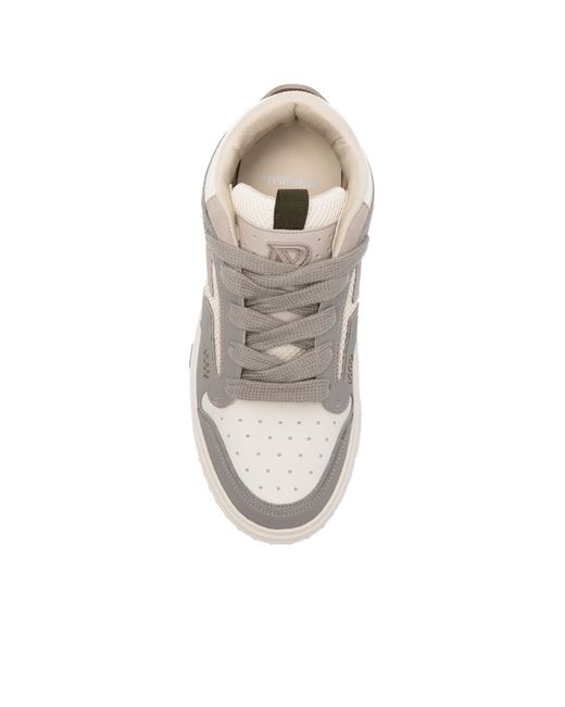 Represent White Reptor 2 Lace-Up Sneakers for men