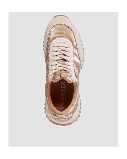 Moncler Natural Pacey Low-Top Sneakers
