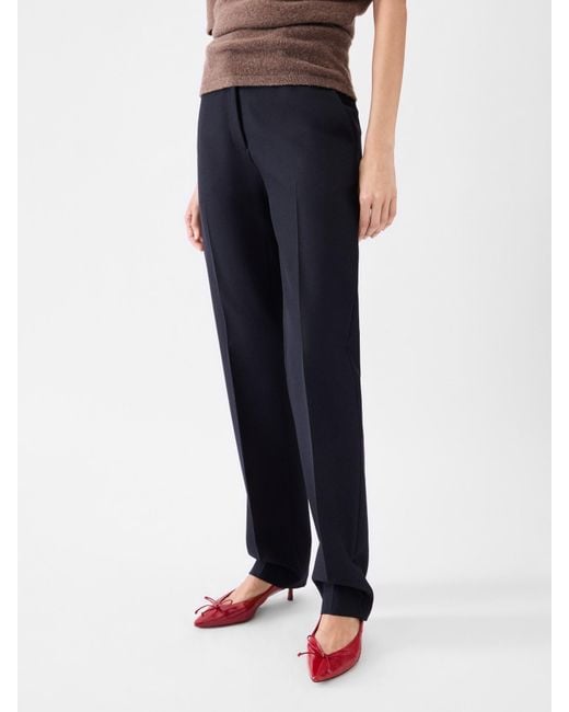 Jacquemus Blue Straight-Leg Trousers
