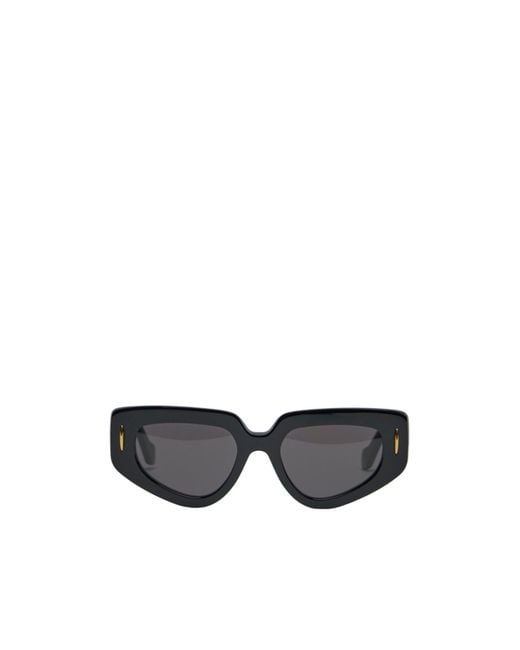 Loewe White Cat Eye Frame Sunglasses