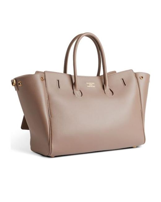 Balenciaga Natural Bel Air Carry All Bag Small
