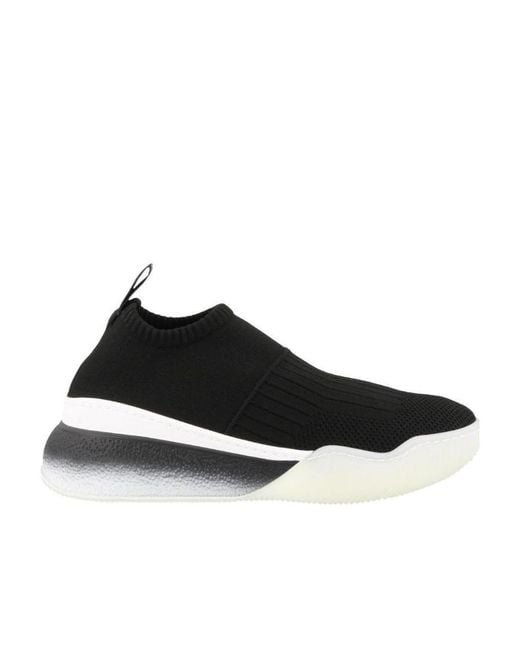 Stella McCartney Black Logo Sock Casual Sports Shoes
