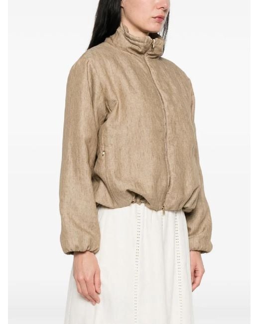Herno Natural Zip Fastening Jacket