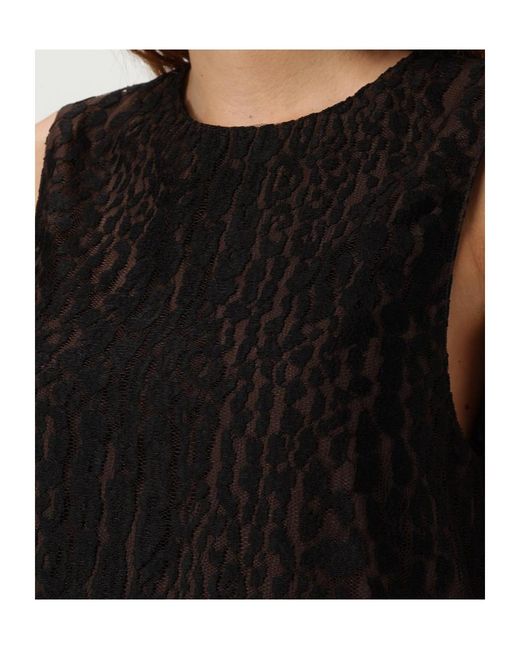 Tom Ford Black Tulle Sleeveless Top
