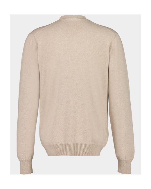 Balmain Natural Button-Up Cardigan for men