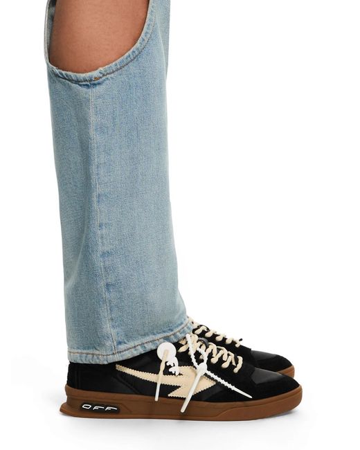 Off-White c/o Virgil Abloh Black End Of Play Low-Top Sneakers