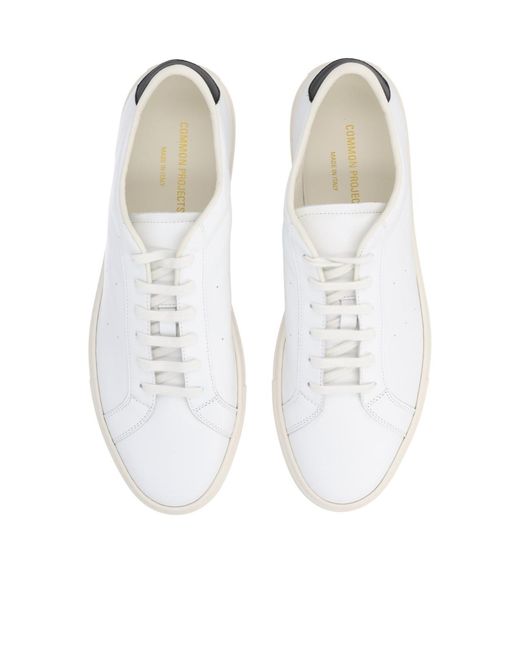 Common Projects White Achilles Slim Retro Low-Top Sneakers for men