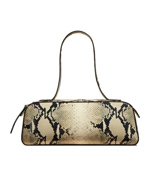 Khaite Metallic Simona Zipped Shoulder Bag