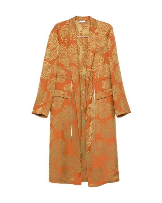 Dries Van Noten Orange Long-Sleeved Windbreaker