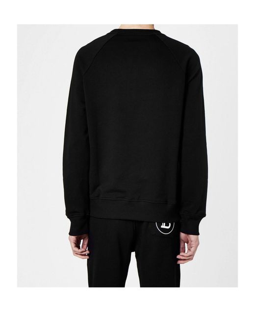 Balmain Black Logo Crew Sweater for men