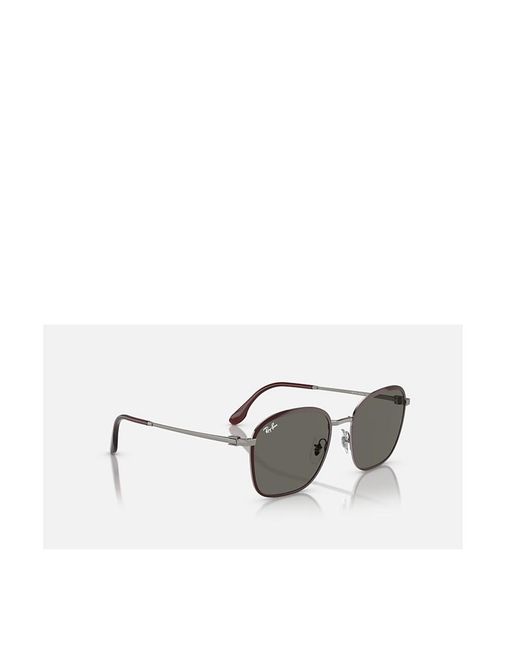 Ray-Ban Metallic Square Frame Sunglasses for men