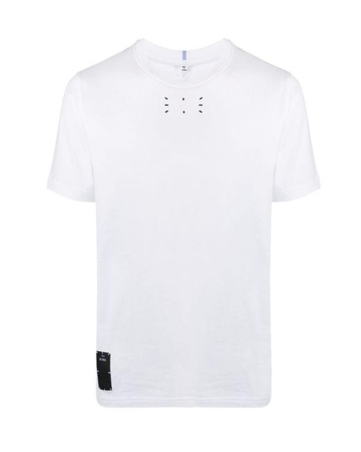 McQ Alexander McQueen White Motif-Print T-Shirt for men