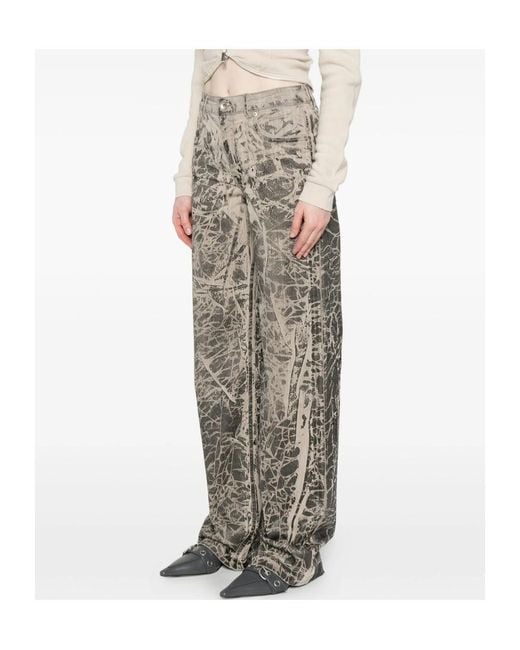 Rick Owens Gray Concordians Geth Jeans