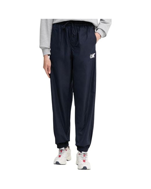 Calvin Klein Blue Drawstring Sweatpants