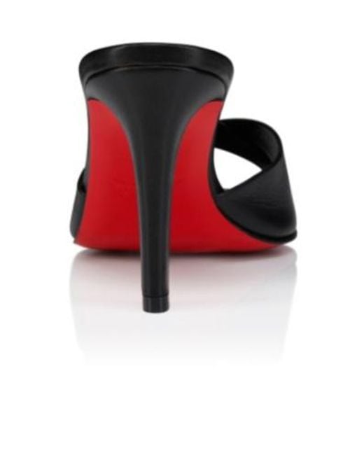 Christian Louboutin Black Fanny Slide Heeled Mules