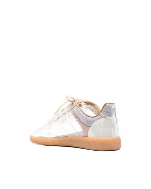 Maison Margiela White Replica Transparent Sneakers