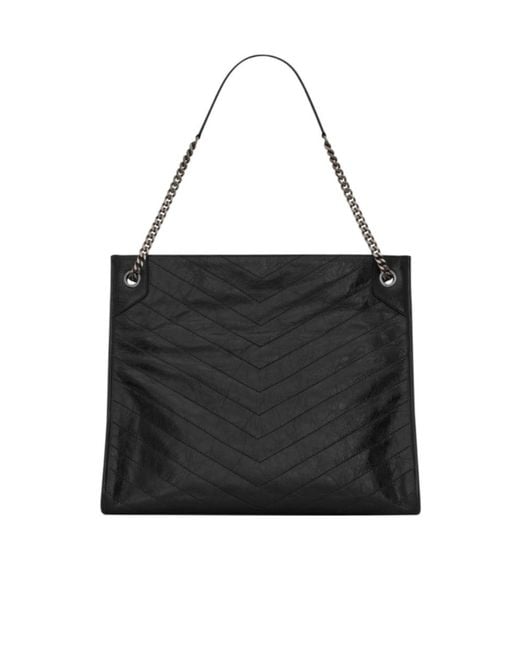 Saint Laurent Black Niki Large Shopping