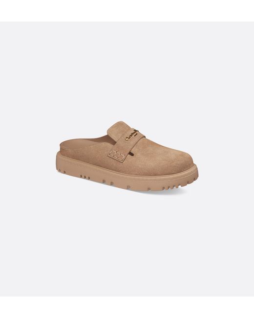 Dior Brown Christian Boy Slip-On Mules