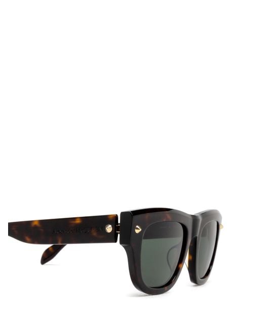 McQueen Black Eyewear Square Frame Sunglasses for men