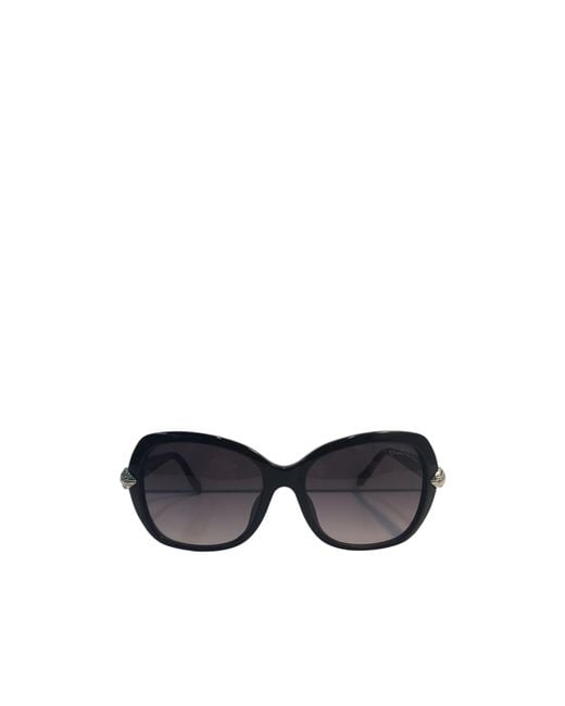 Roberto Cavalli White Logo Gradient Sunglasses