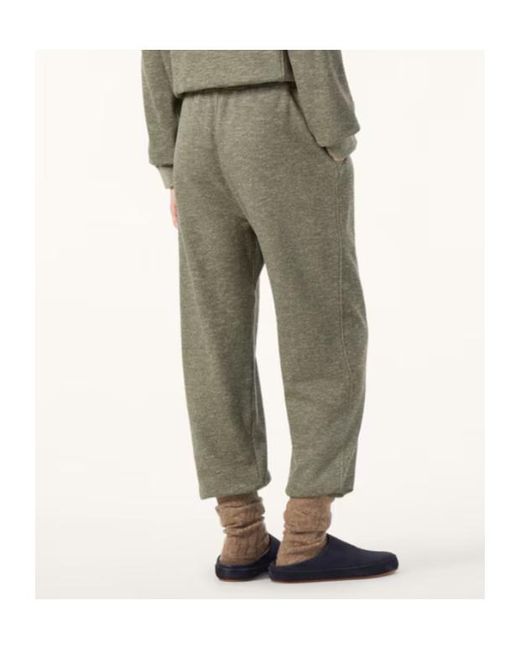 Loro Piana Green Elasticated Track Pants for men