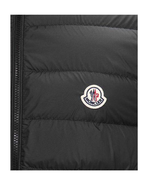Moncler Black Hybrid Knit And Quilted Down Jacket for men