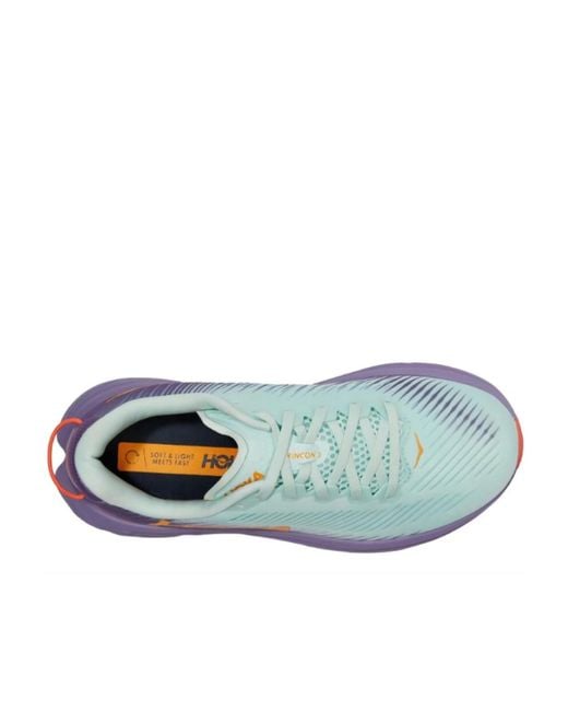 Hoka One One Blue Rincon 3 Low-Top Sneakers