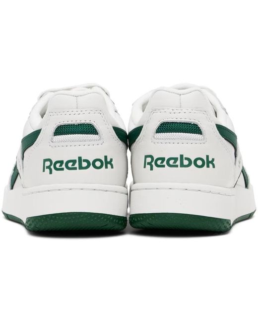 Reebok White Round Toe Low-Top Casual Shoes for men