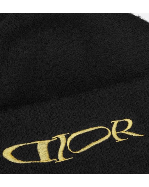 Dior Black And Lewis Hamilton Beanie for men