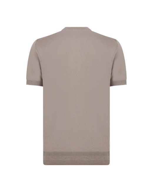 Boss Gray Crew Neck Short-Sleeved T-Shirt for men