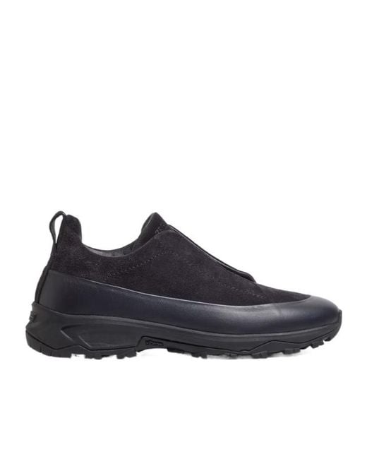 Zegna Blue Triple Stitch Monte Low-Top Sneakers for men