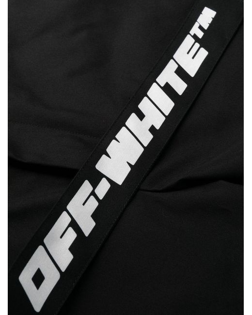 Off-White c/o Virgil Abloh Black Industrial Belted Chino Shorts for men