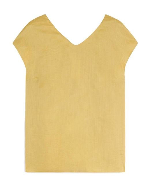 Max Mara Yellow 'S Talento Sleeveless Top