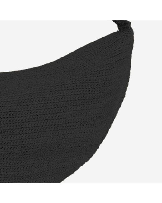 IBELIV Black Luna Half-Moon Shoulder Bag
