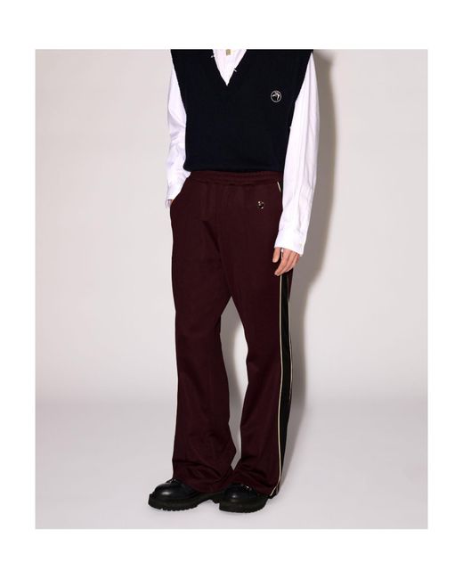 Ambush Purple Side-Stripe Track Pants for men