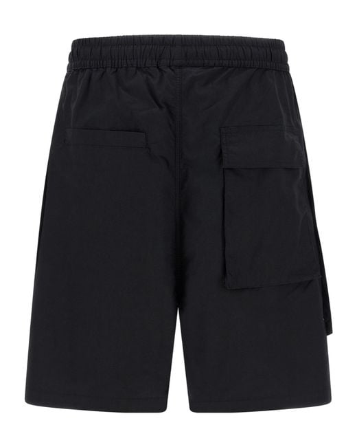 Thom Krom Black 33 Snap Detail Shorts for men