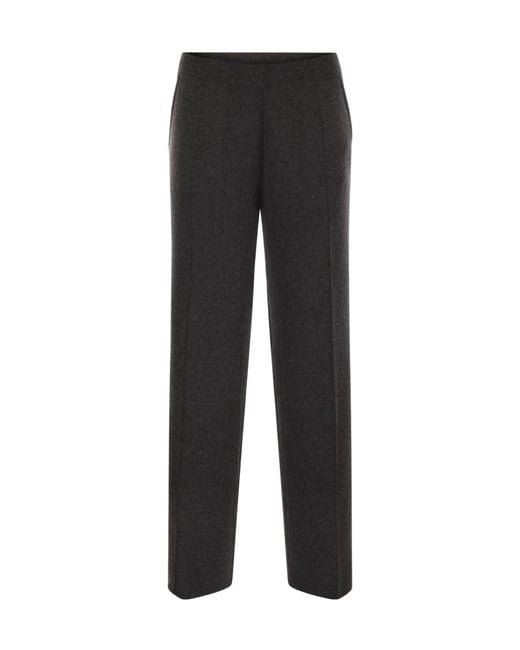 Max Mara Black Arno Straight-Leg Pants