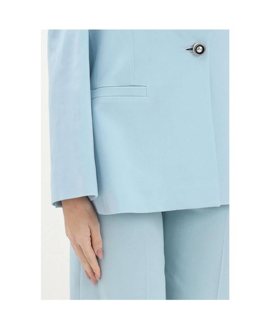 Pinko Blue Faraona Single-Breasted Jacket