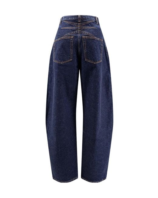 Alaïa Blue Belt Loop Jeans