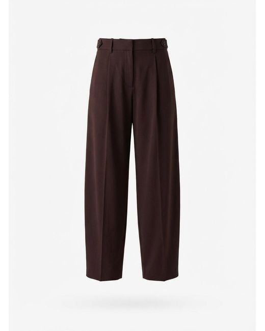 Brunello Cucinelli Purple Pleated Trousers