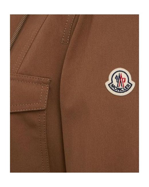 Moncler Brown Centaurea Cotton Field Jacket