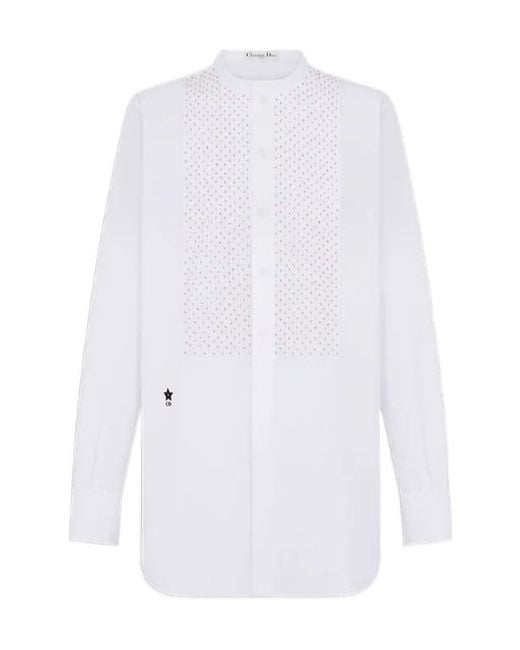 Dior White Long Shirt