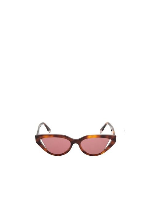 Fendi Pink Eyewear Cat-Eye Sunglasses