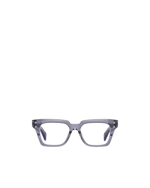 Balmain White Square-Frame Glasses for men