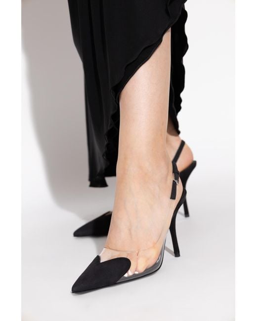 Alaïa Black Le Coeur Slingback