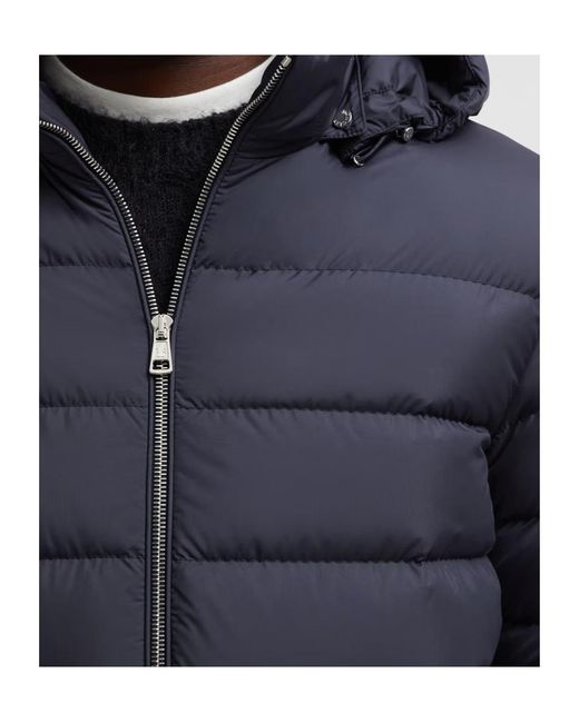 Moncler Blue Arneb Short Down Jacket for men
