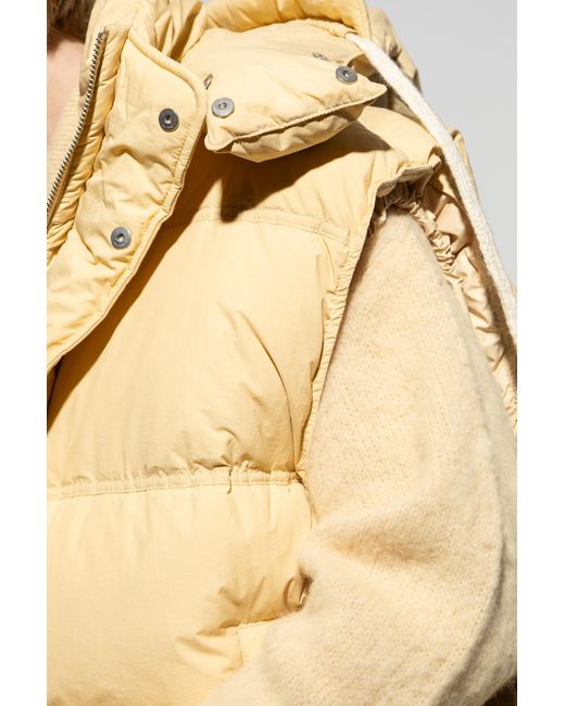 AMI Natural Hooded Padded Gilet